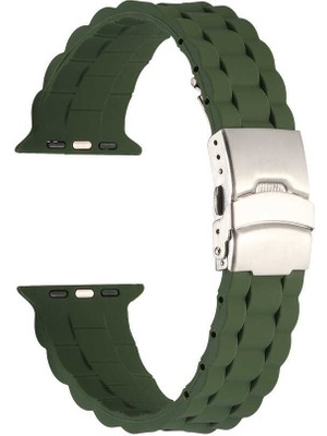 ZORE Watch 7 41MM Krd-72 Uyumlu Kordon Zore - Koyu Yeşil