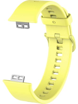 ZORE Huawei Watch Fit Krd-43 Uyumlu Kordon Zore - Sarı