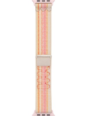 ZORE Watch 7 41MM Uyumlu Krd-91 Hasır Kordon Strap Kayış Zore - Pembe