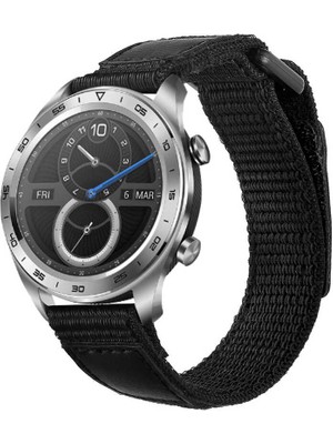 ZORE Huawei Watch Gt 3 42MM Magic Nylon Kordon Zore - Siyah