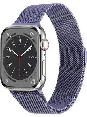 ZORE Watch 7 45MM Uyumlu Krd-01 Metal Kordon Zore - Derin Mor