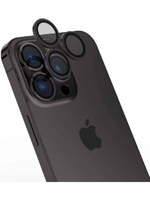 ZORE Apple iPhone 15 Pro Max Uyumlu Cl-15 Parmak Izi Bırakmayan Anti-Reflective Kamera Lens Koruyucu-
