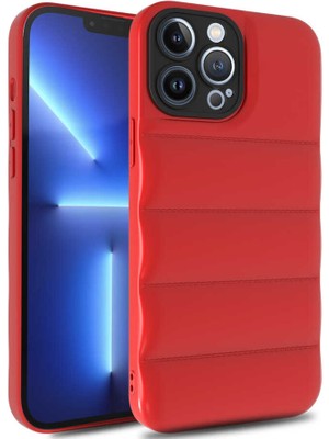 ZORE Apple iPhone 12 Pro Max Kılıf Kasis Kapak-Kırmızı