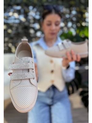 Kazax Rovte Bej Cilt Spor Ayakkabı