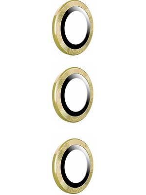 ZORE Galaxy S24 Plus Uyumlu Kamera Lens Koruyucu Cam Filmi-Gold