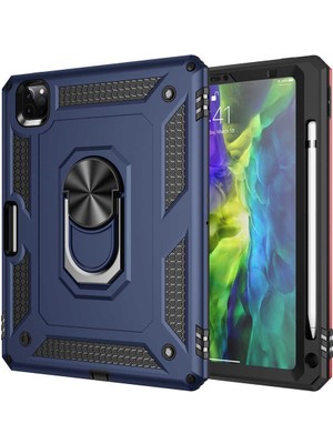 ZORE iPad Pro 3. Nesil 11 İnç - Uyumlu Tablet Vega Kapak-Mavi