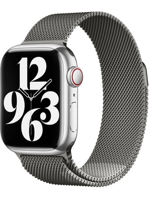 ZORE Watch 38MM Uyumlu Krd-01 Metal Kordon Zore - New Gray