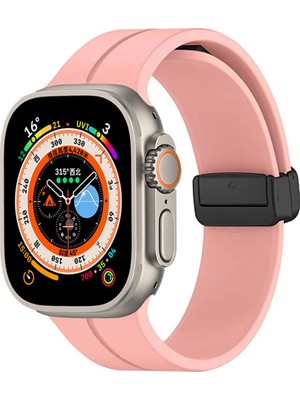 ZORE Watch Ultra 49MM Uyumlu Krd-84 Uyumlu Kordon Zore - Rose Gold