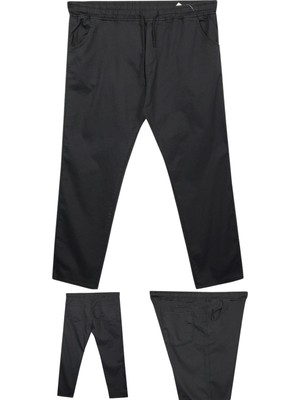 Maruf Shop Erkek Büyük Beden 100-180 Kilo Arası İçin Uygun Bağcıklı Likralı Boru Paça Kot Pantolon