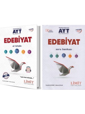 Limit Ayt Edebiyat Soru Bankası ve Edebiyat El Kitabı 2 Kitap Set