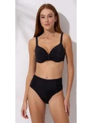 Pierre Cardin Kapli Toparlayıcı Bikini Takım Siyah 241251