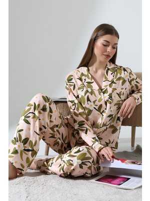 Likapa Likapashop Viskon Uzun Kol Pijama Takımı