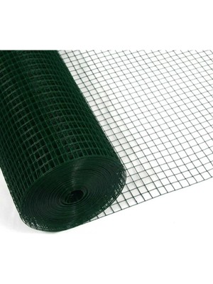 Ör-As Tel Örgü Pvc Kaplı Puntalı Yeşil Tel 12 x 12 Gözaralıklı 150 cm Yükseklik te Kafes Teli Kümes Teli 150 x 25METRE