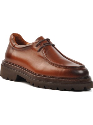 Ayakmod Taba  Deri Erkek Casual Ayakkabı