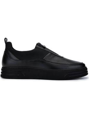 Rossı Erkek Deri & Tekstil Siyah Casual Ayakkabı 668 1292K Erk Ayk SK24-25 Nero