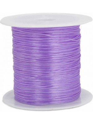 Esnek Renkli Lastikli Misina 9m - LİLA