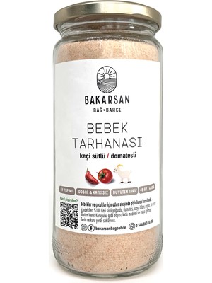 Bakarsan Bağ-Bahçe Keçi Sütlü Domatesli Bebek Tarhanası 400 gr
