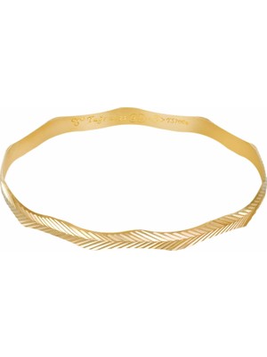 T51 Tuğrul Altın 10 gr (gram) 22 Ayar İşçiliksiz Birce Başak Bilezik