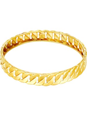 T51 Tuğrul Altın 15 gr(gram) 10 mm 22 Ayar Gurmet Bilezik