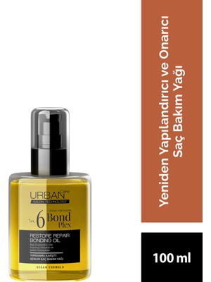 Urban Care No.6 Bond Plex Restore Repair Yıpranma Karşıtı Serum Saç Bakım Yağı 100 ml - Vegan