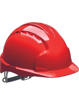 Cerva Jsp Evo3 Havalandırmasız Baret Kırmızı