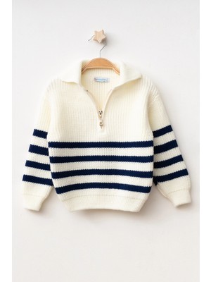 Myhanne Çizgili Triko Kazak 4099