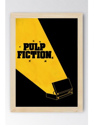 Pulp Fiction Çerçeveli Tablo - Ucuz Roman Fim Posteri Tablo