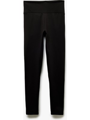 Koton Yüksek Bel Dikiş Detaylı Skinny Fit Spor Tayt