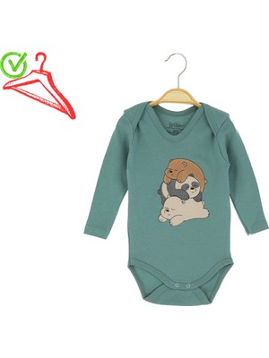 Bebek Body Panda Baskılı