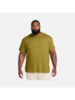 Nike DO7392 307  Premium Essentials Short-Sleeve Yeşil Bol Kesim Erkek Spor T-Shirt