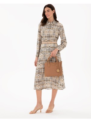 Pierre Cardin Kadın Camel Omuz Çantası 50305476-VR015