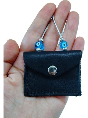 Suni Deri Küçük Çanta Ayetel Kürsi Nazar Ayeti Felak Nas Sureleri Cevşen Araba Dikiz Ayna Süsü