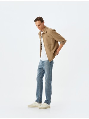 Koton Straight Fit Kot Pantolon - Mark Jean