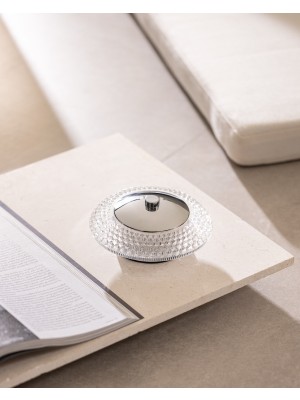 Bretta Dokunmatik Abajur - 13 cm - Silver