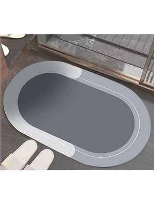 Akıllı Durak Ttt Oval Süper Emıcı Banyo Paspası