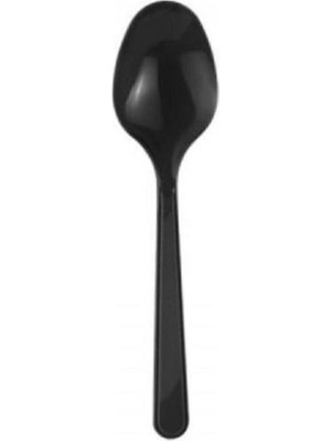 Yorulmaz Ambalaj Kullan At Siyah Plastik Kaşık Lü x  500 Lü
