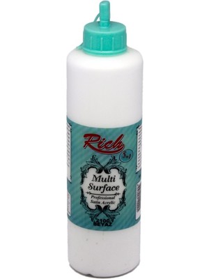 Rich Multi Surface 500 cc Beyaz 2100 Akrilik Boya