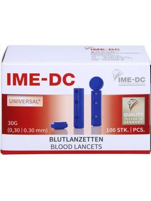 Ime-Dc Dextra 30G Lanset 100LÜ Hafif ve Dayanıklı Medikal Ürünler için Profesyonel Kalite