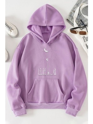 Only Trendwear Unisex Uzay Temalı Sweatshirt