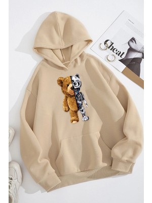 Only Trendwear Unisex Boys Bear Baskılı Sweatshirt