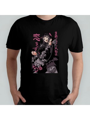 Pixxa My Dress Up Darling Anime Manga %100 Pamuklu Bisiklet Yaka T-Shirt Model 4