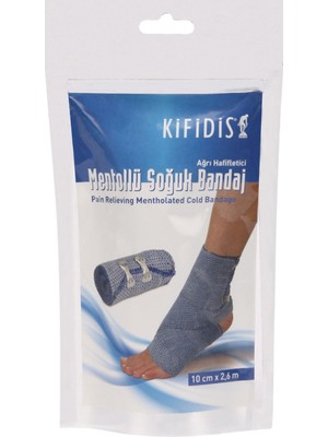 Kifidis Mentollü Islak Bandaj (10CMX2,6M) Std