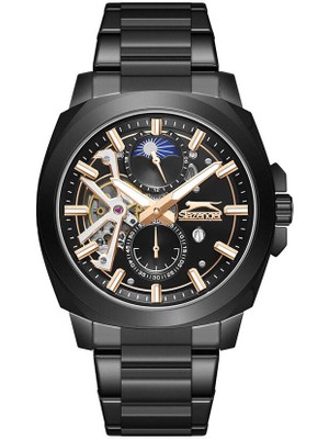 Slazenger SL.09.2441.2.05 Quartz Çelik Siyah 44 mm Erkek Kol Saati