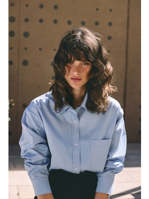 adL Büzgü Detaylı Gömlek Beyaz 130M2120000