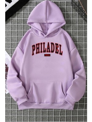 Only Trendwear Unisex Philadelphia Baskılı Sweatshirt