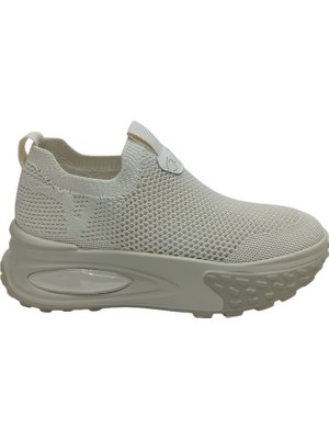 Guja Bej Triko Kadın Sneaker Spor Ayakkabı