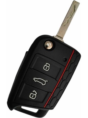Gma Keys Silikon Anahtar Kılıfı Seat Skoda Vw Golf Leon Polo Ibiza Süper B Passat Tiguan Alteca Arona