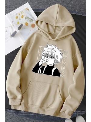 Only Trendwear Unisex Killua Zoldyck Baskılı Sweatshirt