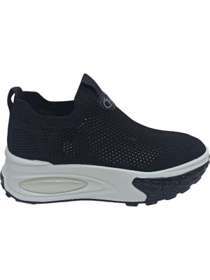 Guja Siyah Triko Kadın Sneaker Spor Ayakkabı