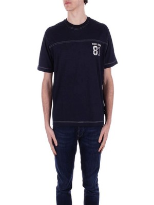 Guess Jeans Guess Erkek Mavi T-Shirt - Logolu, Regular Fit
